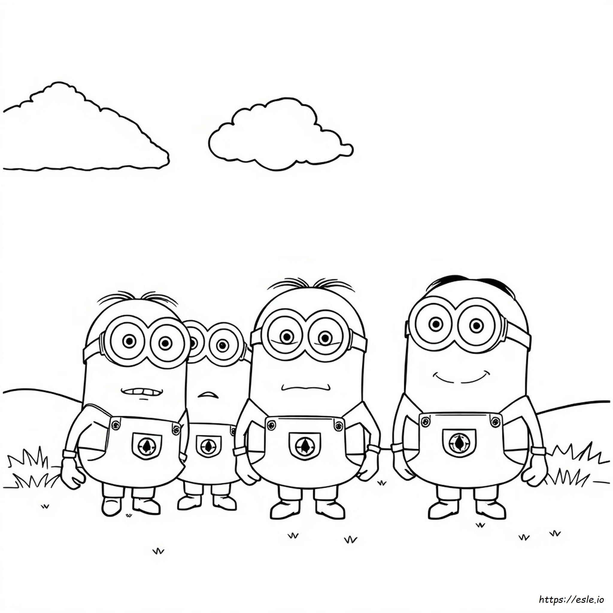 Minions Da Colorare