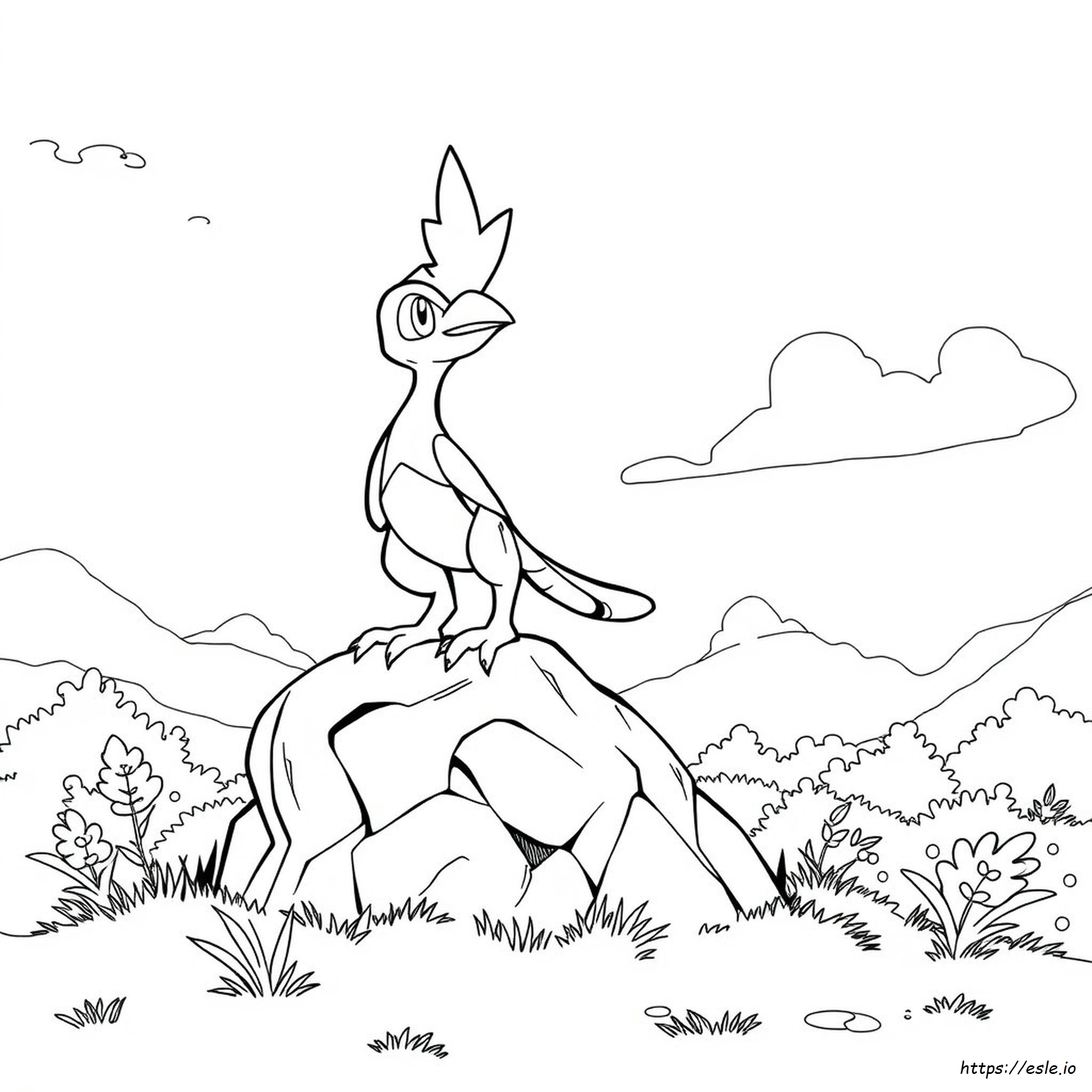 Hawlucha Pokémon Para Colorear