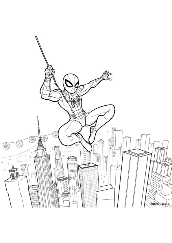 Spiderman Mewarnai Super