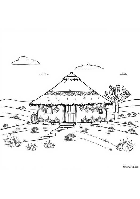 South Africa Colouring Pages
