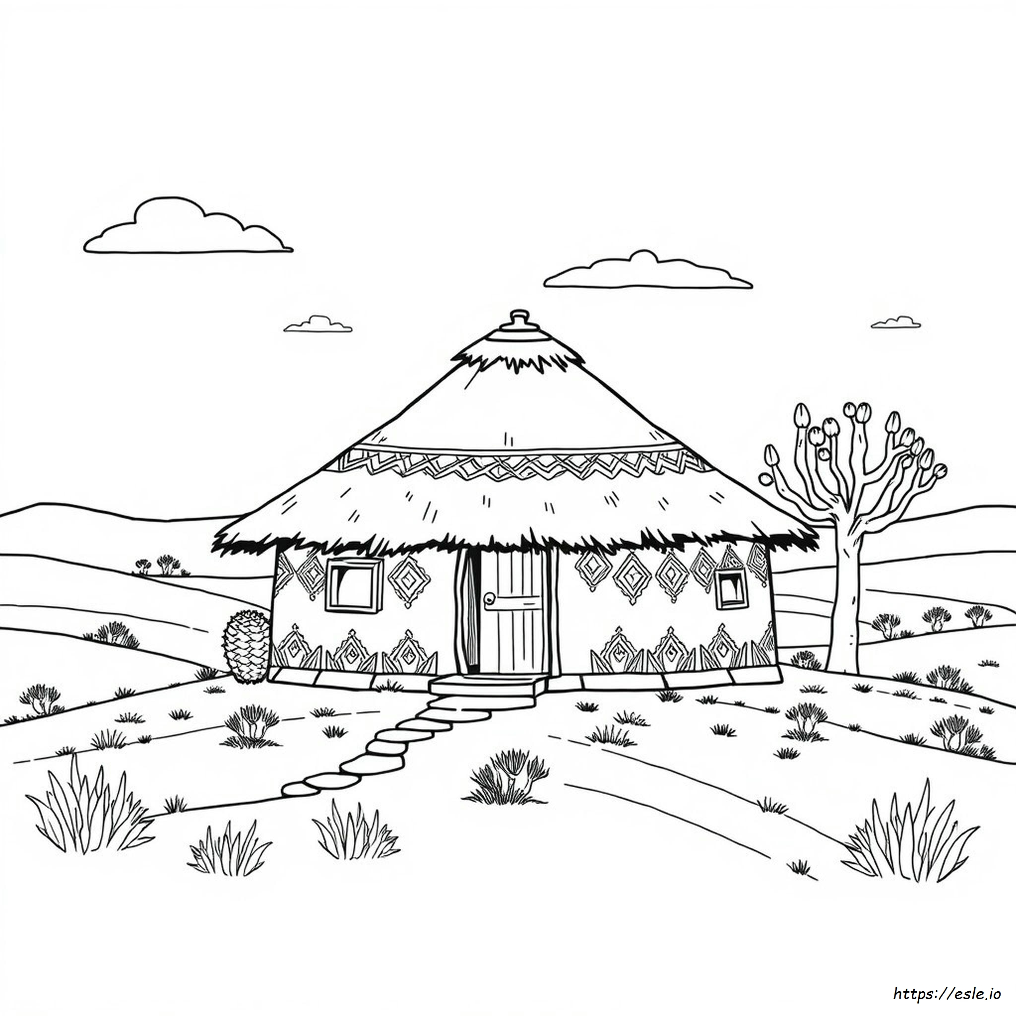 África Do Sul Para Colorir