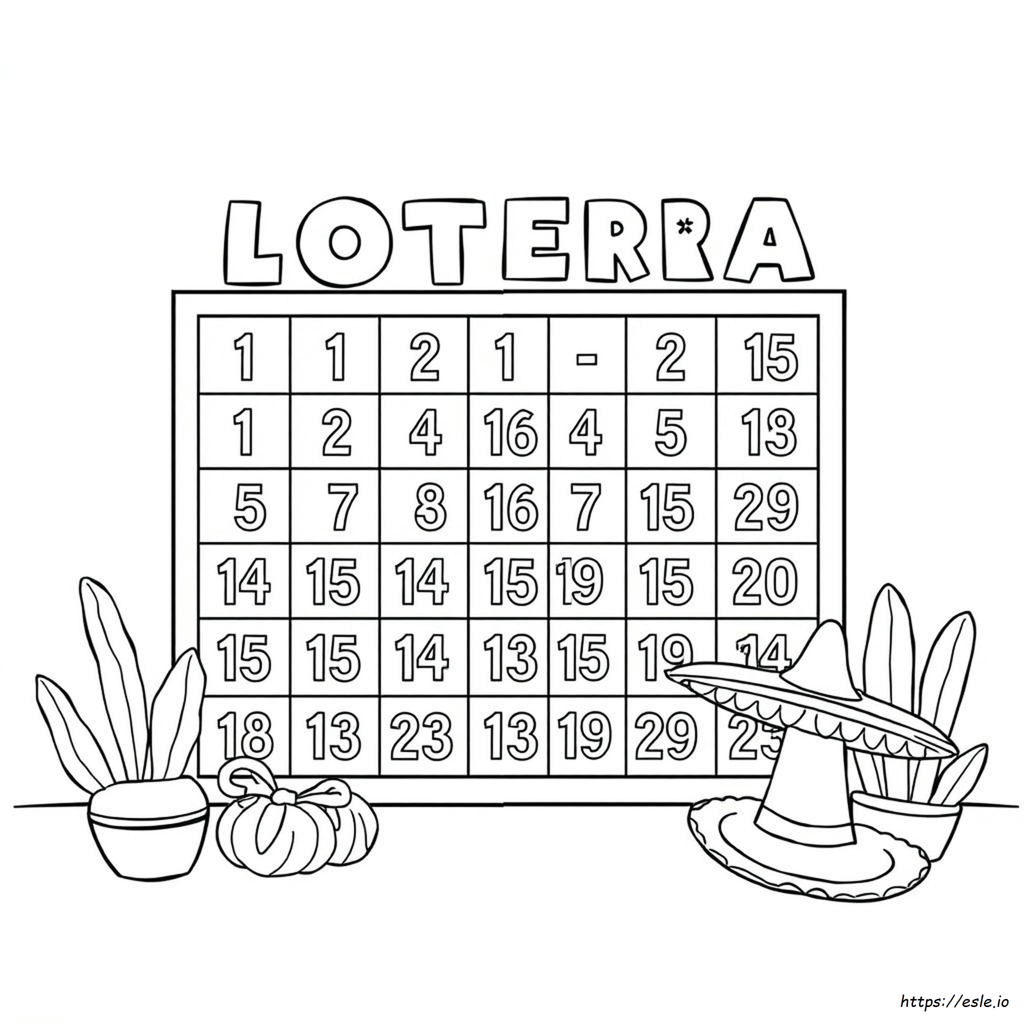 Loteria Coloring Pages
