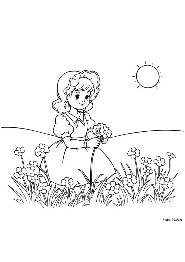 Sunbonnet Sue Coloring Pages