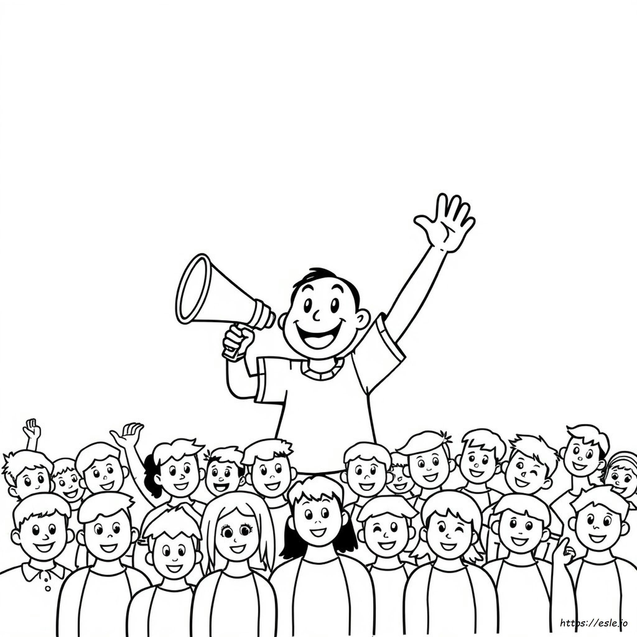 Disegni Facili Da Colorare Di Cheerleader