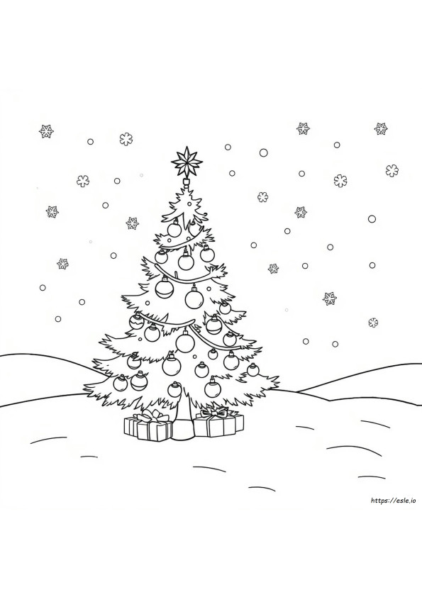 Gambar Mewarnai Natal Yang Dapat Dicetak Gratis