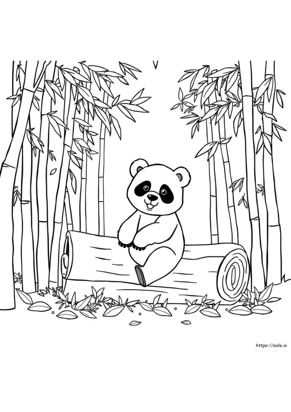 Panda Malbuchseiten
