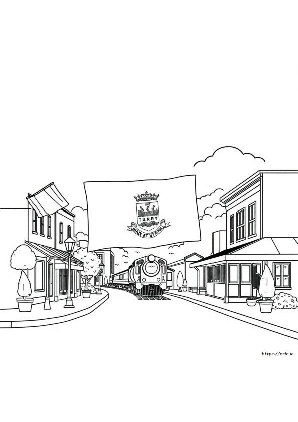 Connecticut Coloring Page