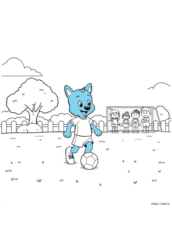 Bluey Gambar Mewarnai Pdf