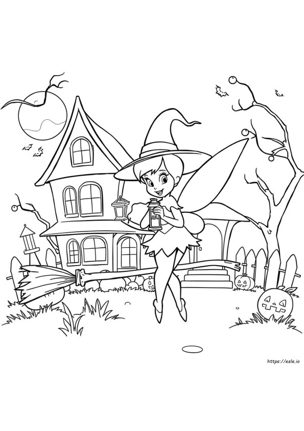 Dibujos De Campanita De Halloween Para Colorear