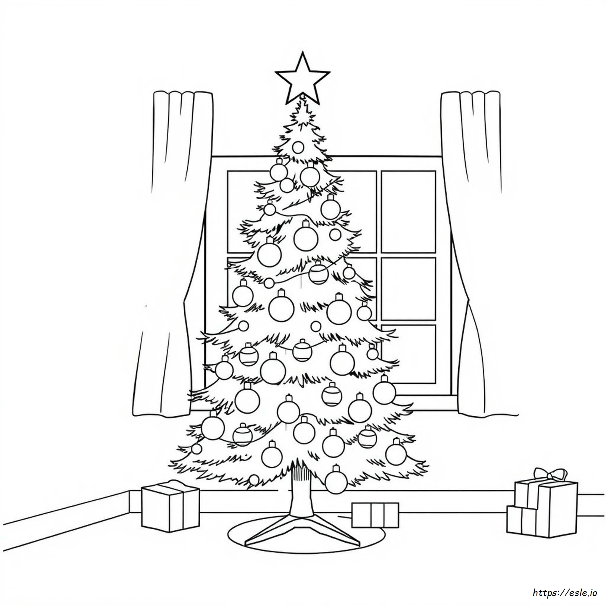 Colouring Pictures Christmas Tree