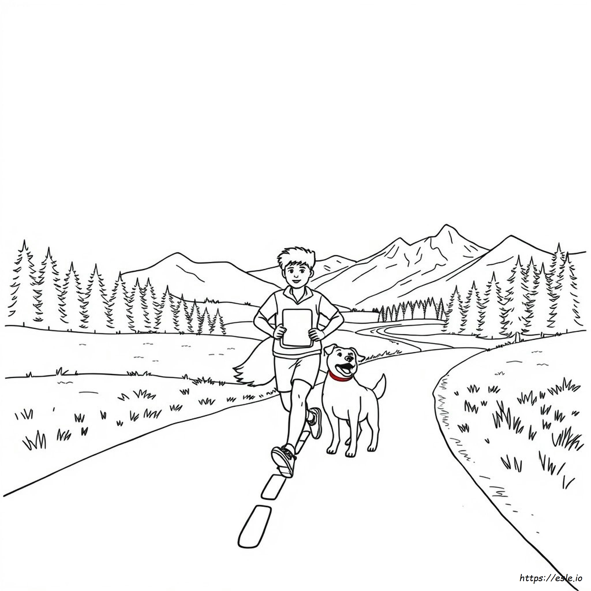 Terry Fox Da Colorare