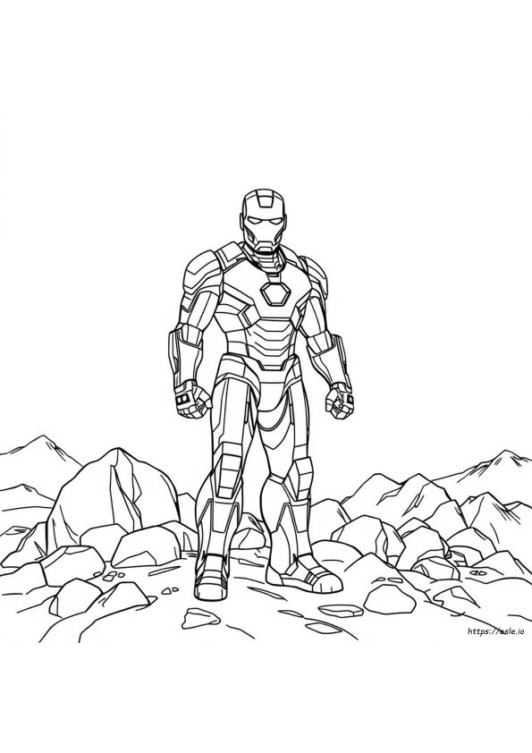 Iron Man Mark 50 Kleurplaten