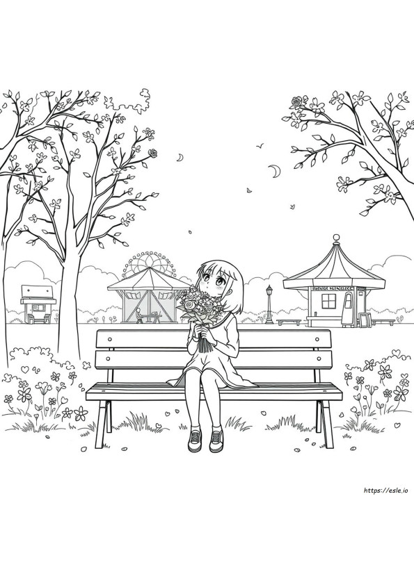 Lembar Mewarnai Manga Yang Dapat Dicetak