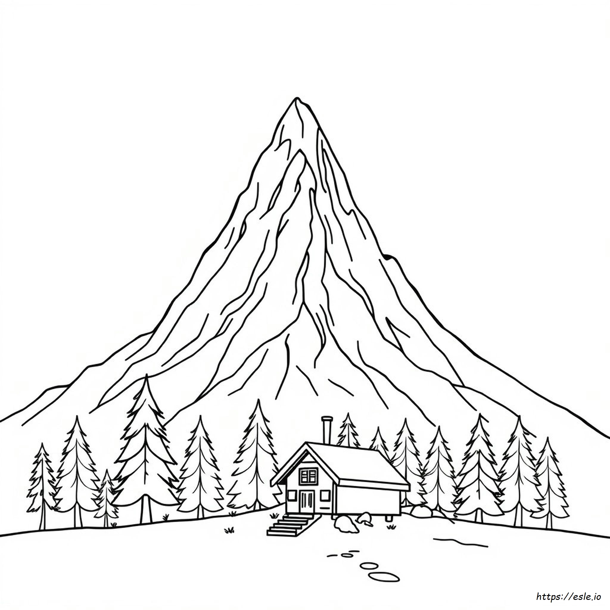 How To Color A Mountain
