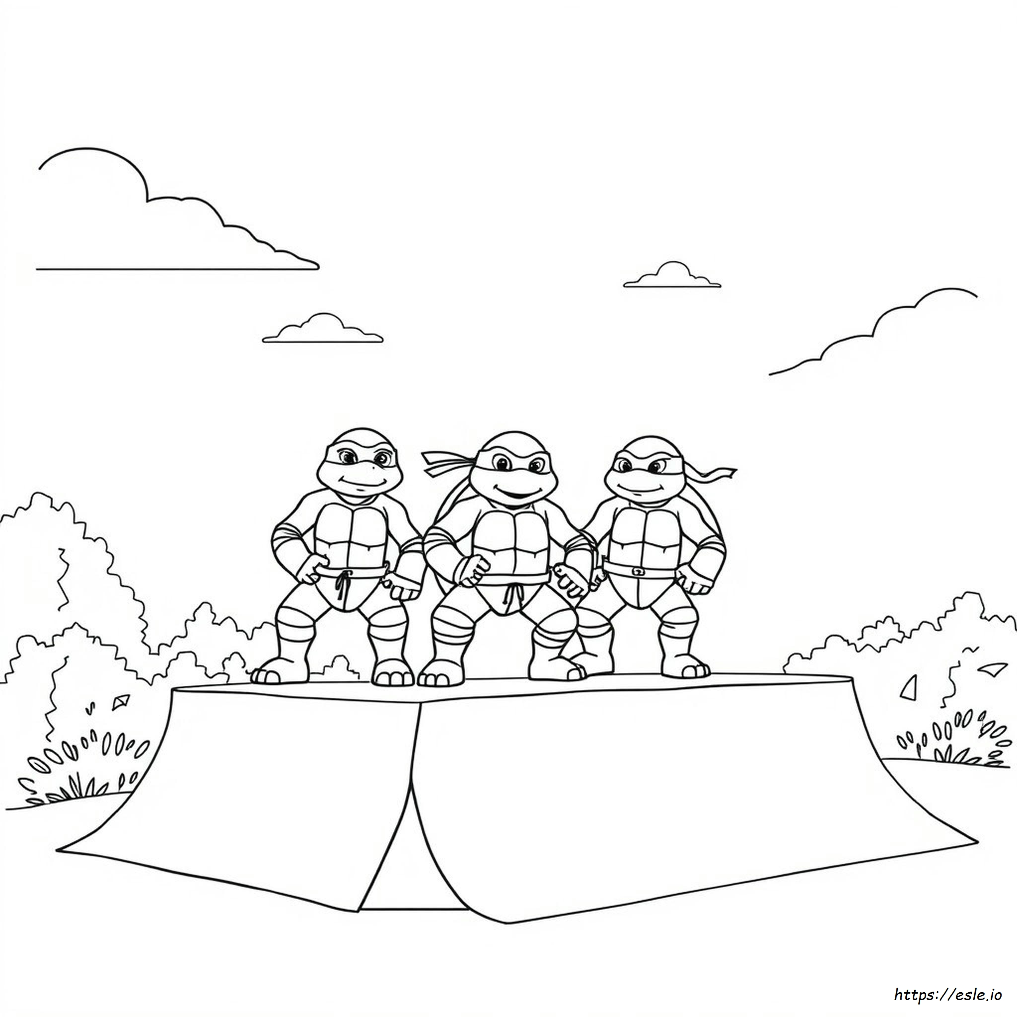 Tmnt Da Colorare 2012