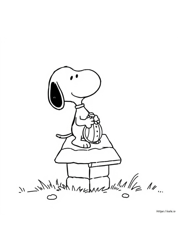 Peanuts Snoopy Kleurplaten