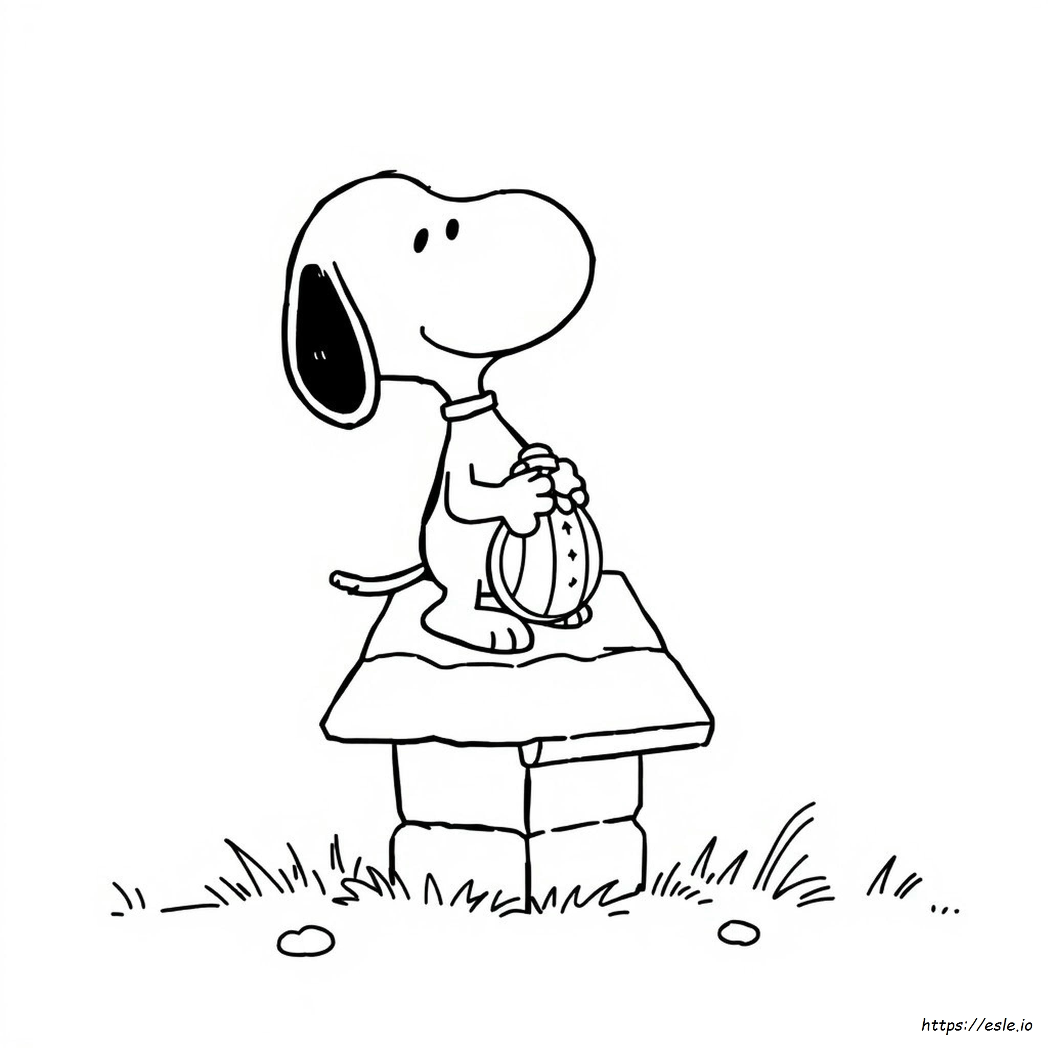 Peanuts Snoopy Coloring Pages