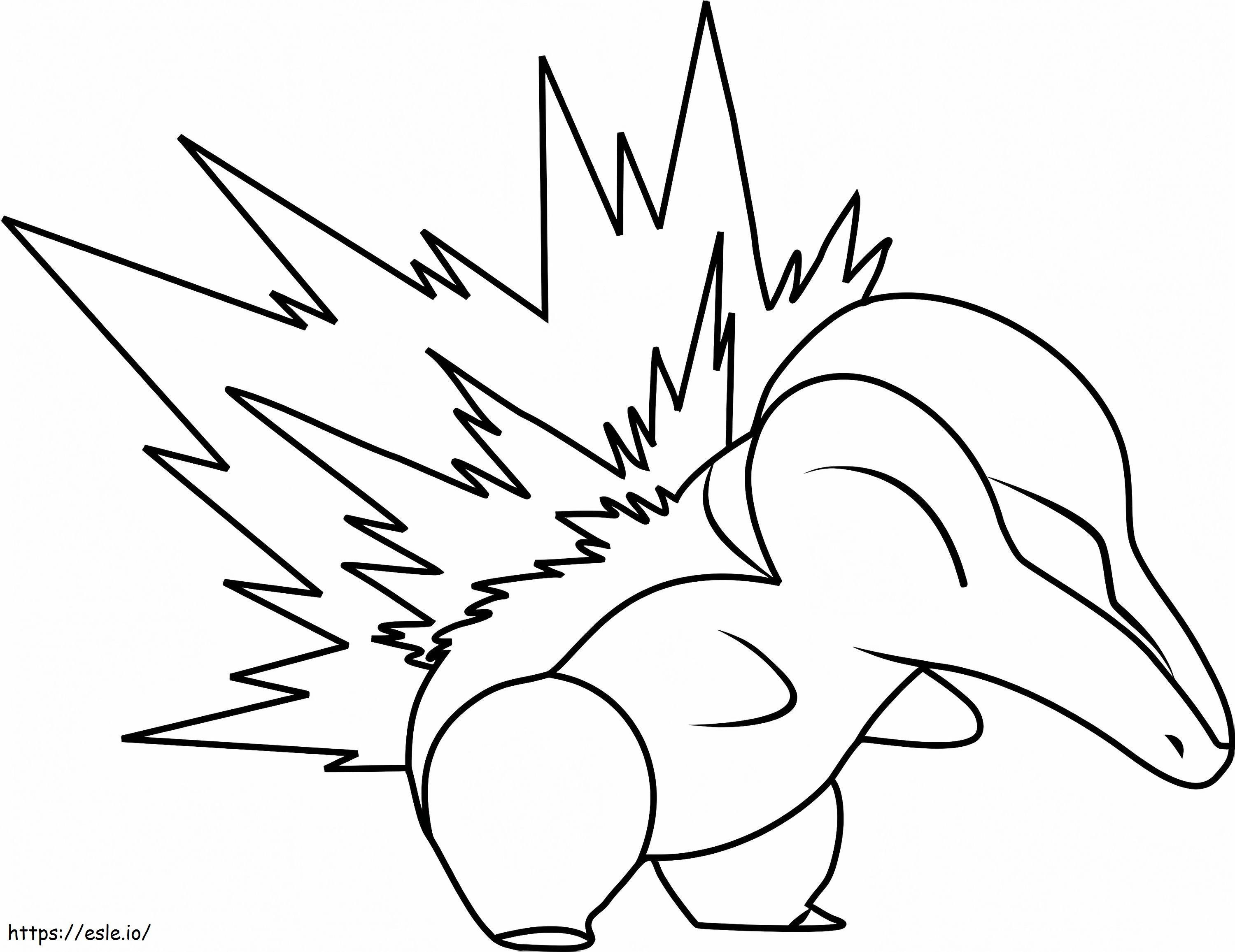 Cyndaquil 1 coloring page