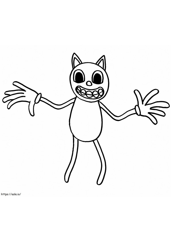 Cartoon-Katze Scp ausmalbilder