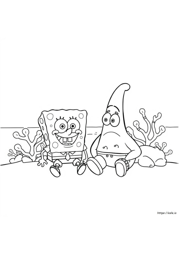 Spongebob Characters Coloring Pages
