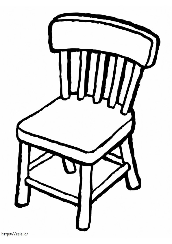Chair Free Printable coloring page