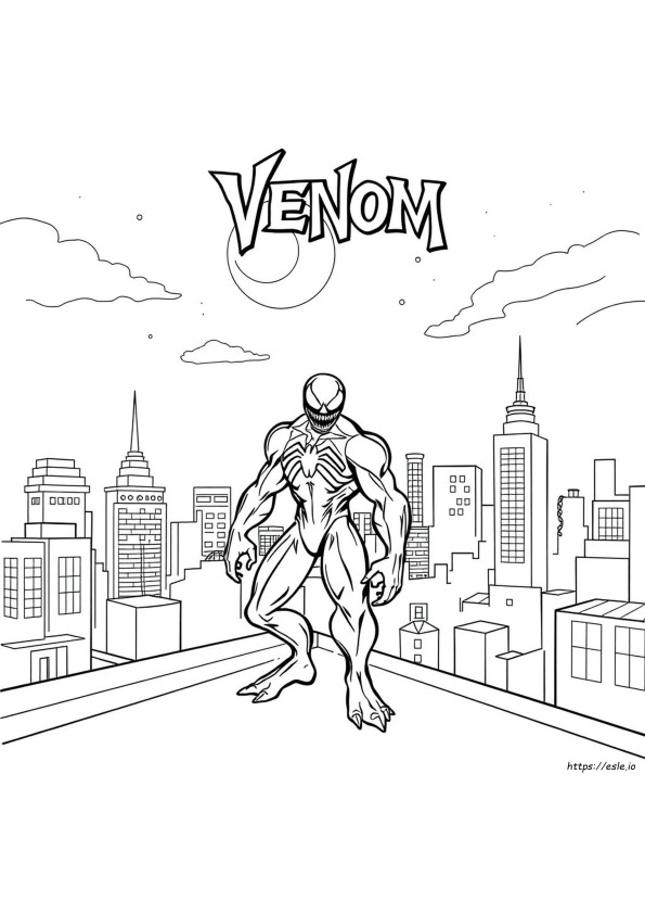 Desene De Colorat Venom De Colorat