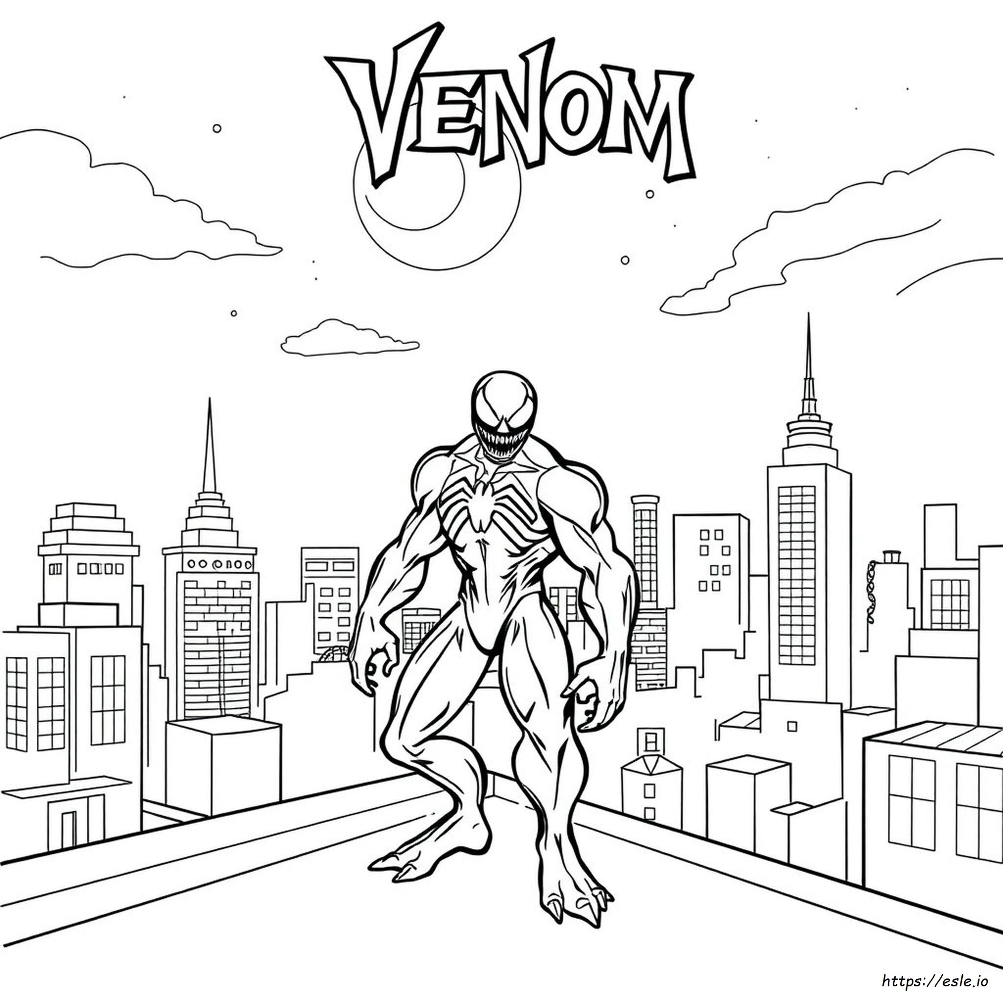 Kolorowanki Venom Do Kolorowania