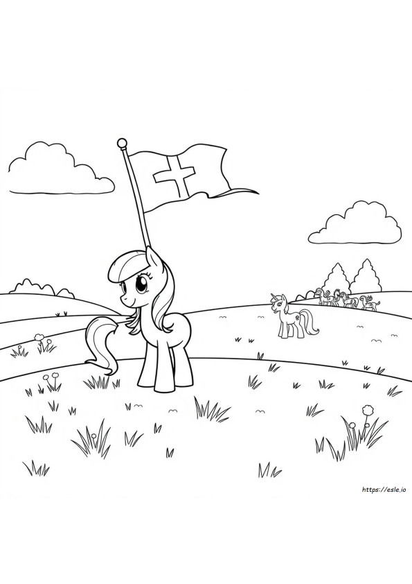 Halaman Mewarnai My Little Pony Equestria