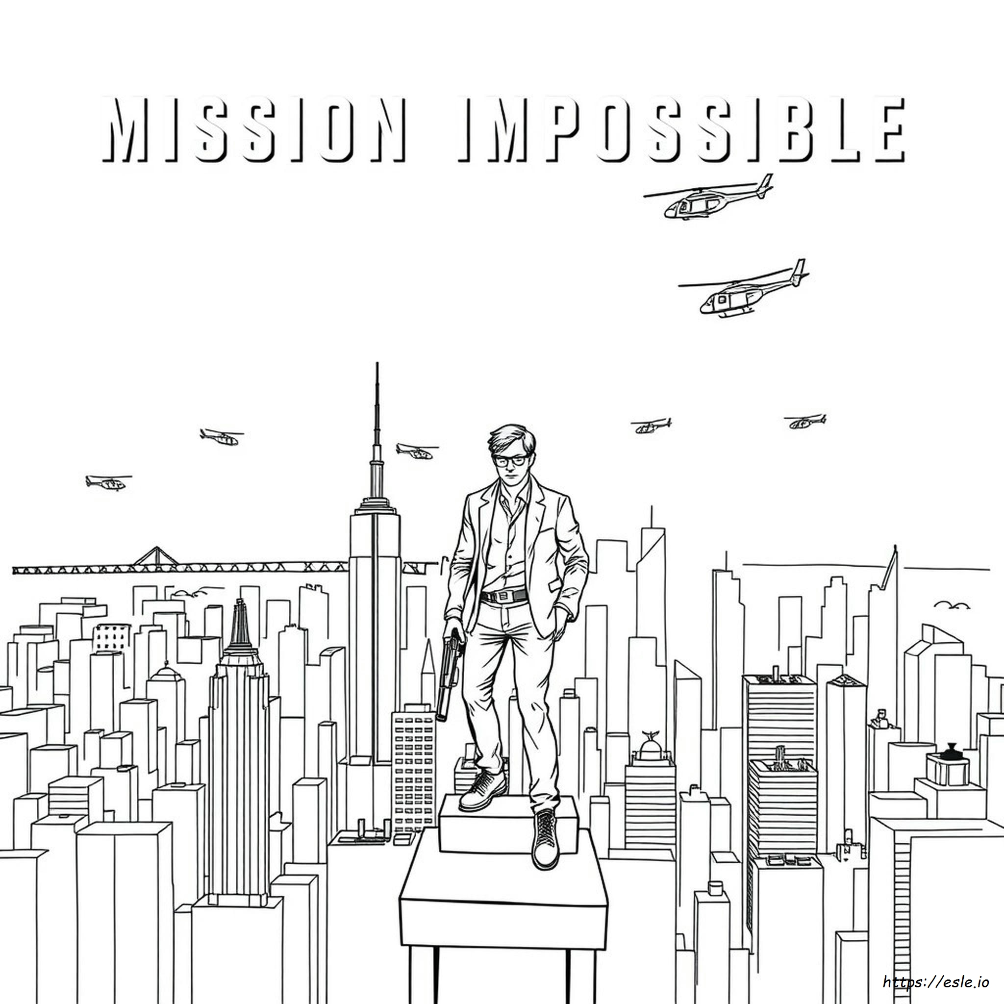 Mission Impossible - Pagine Da Colorare