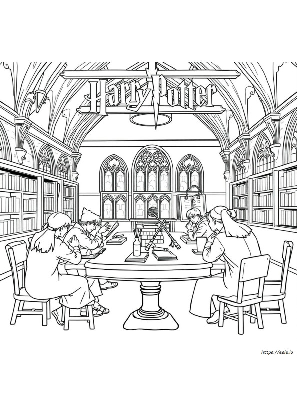 Mudah Harry Potter Gambar Mewarnai