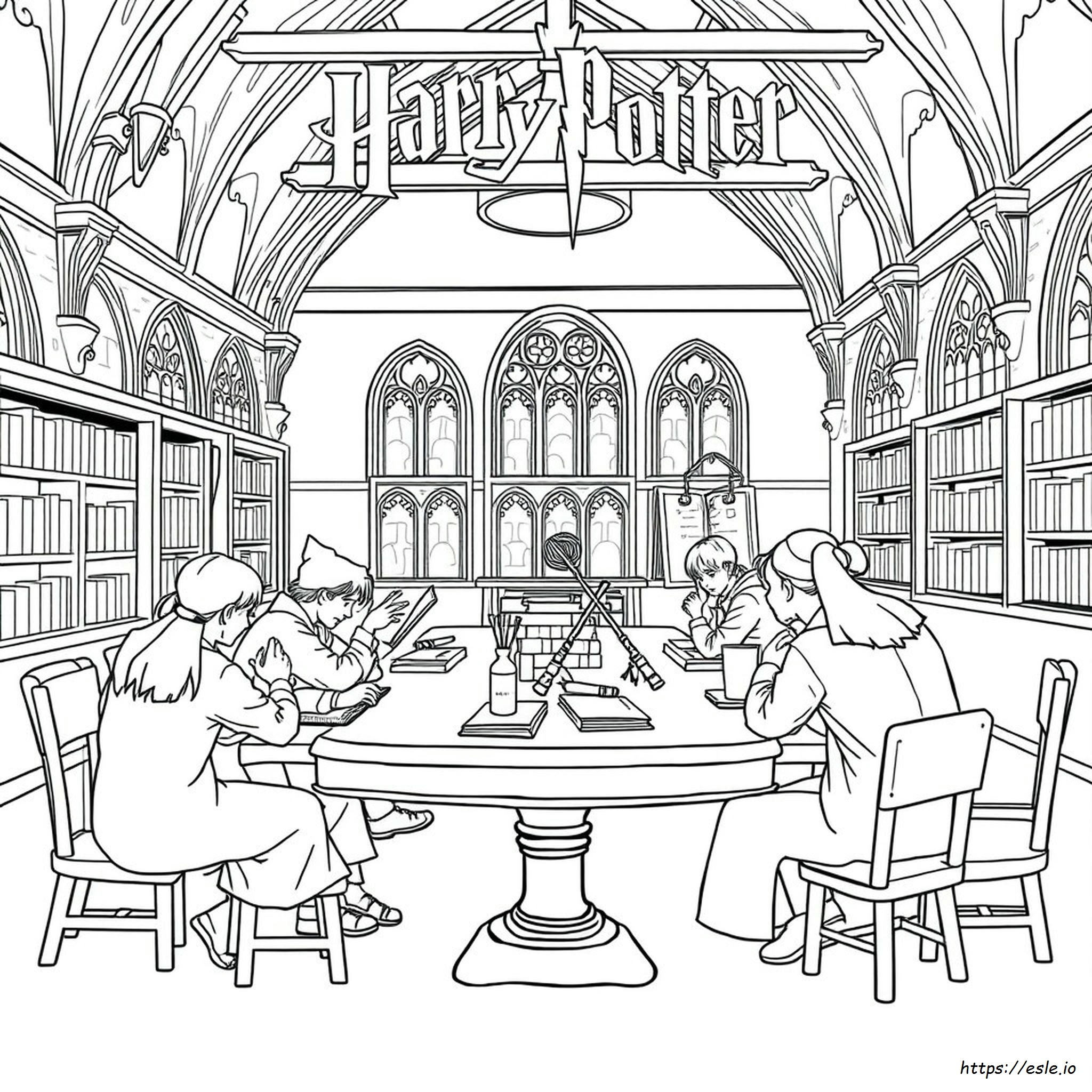 Harry Potter Facili Da Colorare