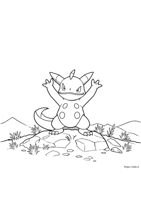 Croagunk Gambar Mewarnai