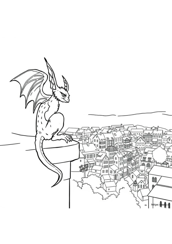 Gambar-Gambar Mewarnai Gargoyle