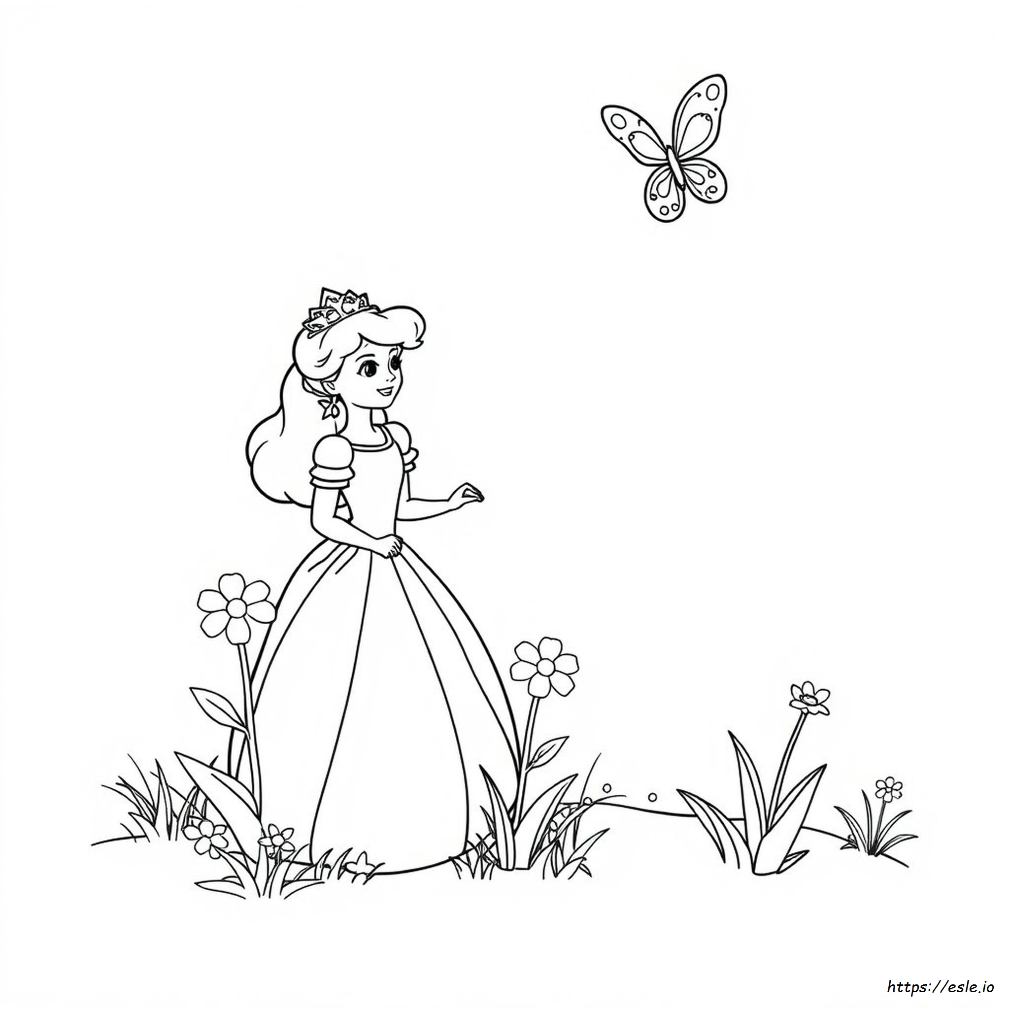 Semplici Principesse Da Colorare