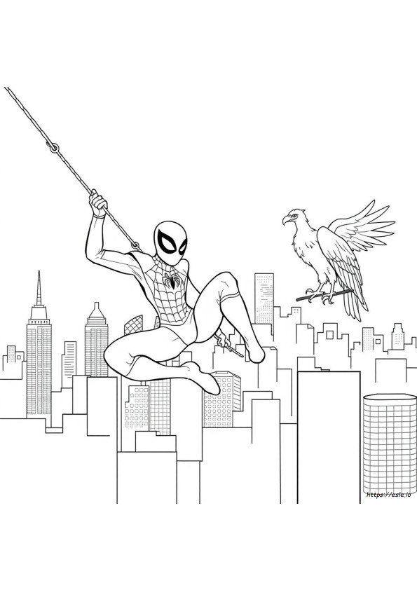 Vulture Spiderman Gambar Mewarnai