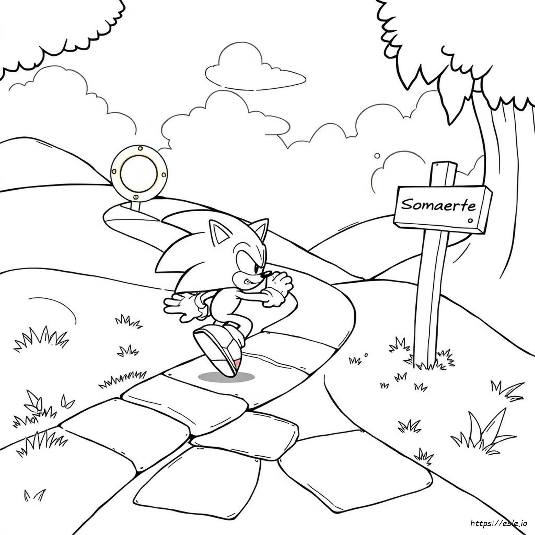 Sonic The Hedgehog 2 Coloring