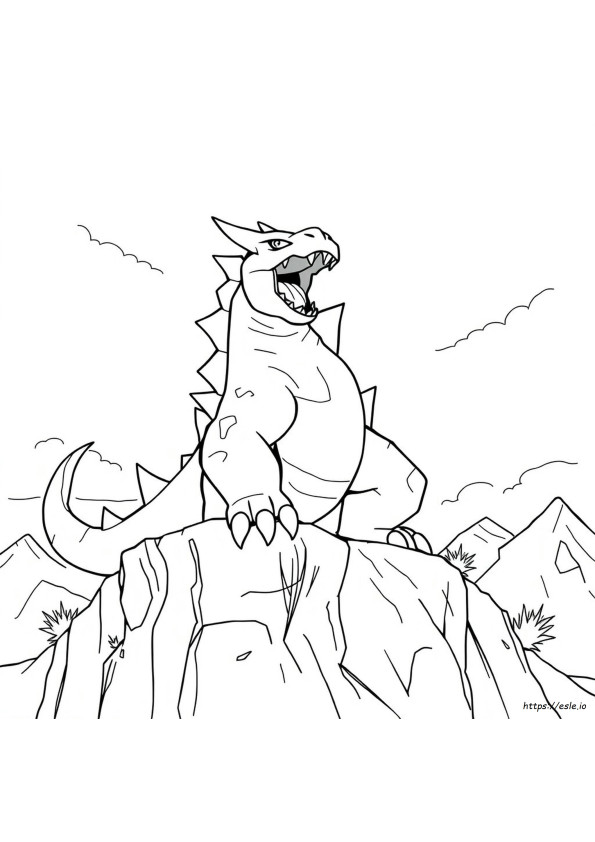 Tyranitar Gambar Mewarnai