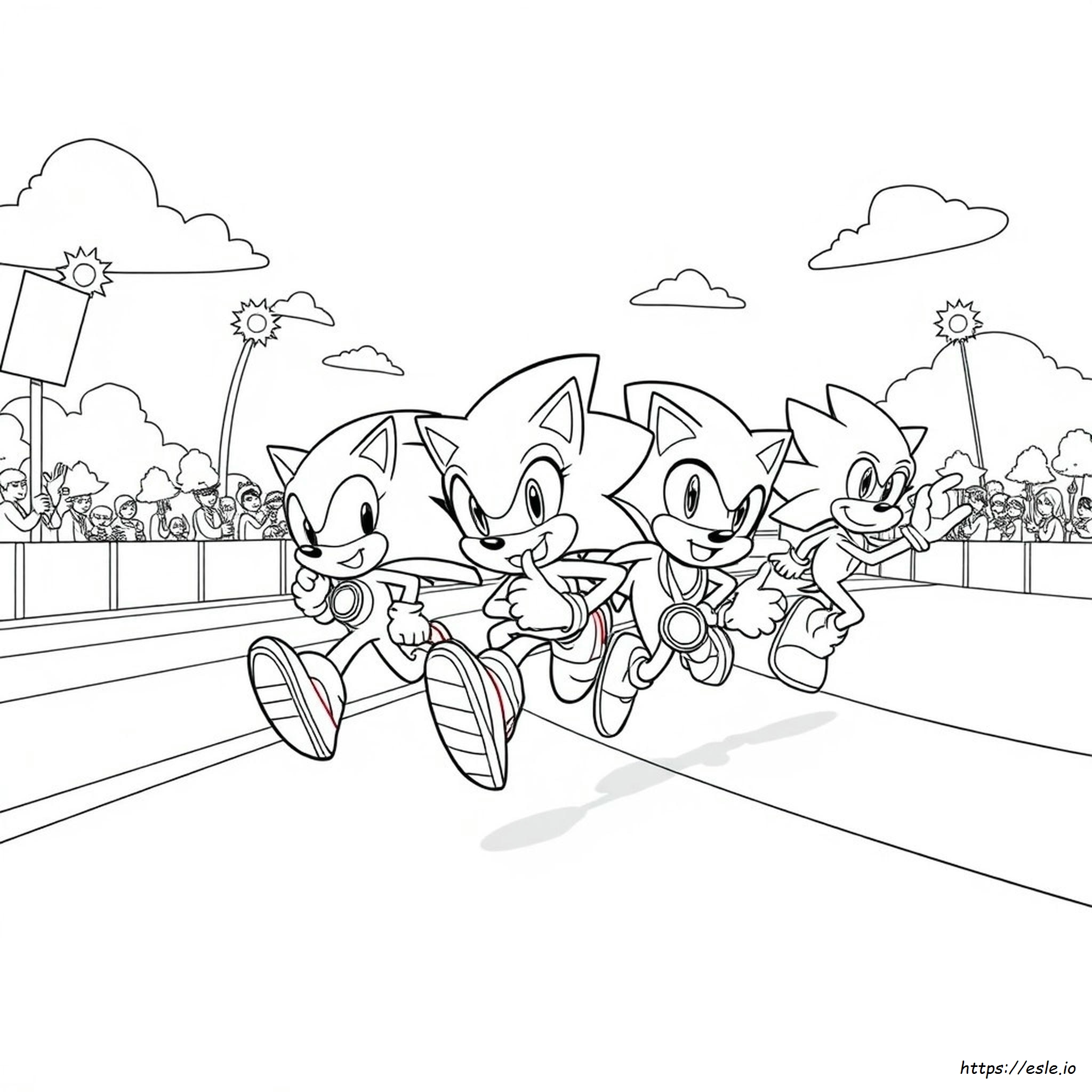 Sonic Superstars Disegni Da Colorare