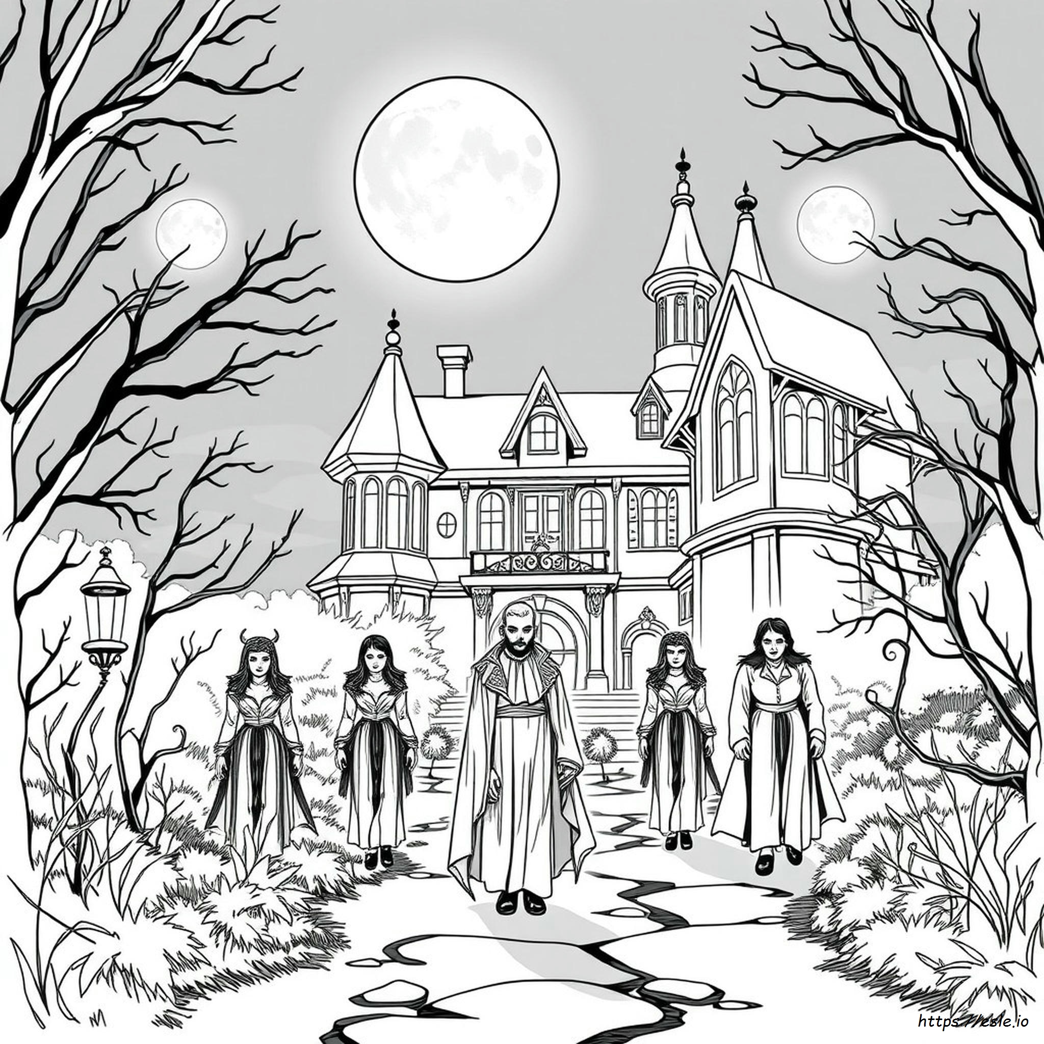 Páginas Para Colorear De The Vampire Diaries