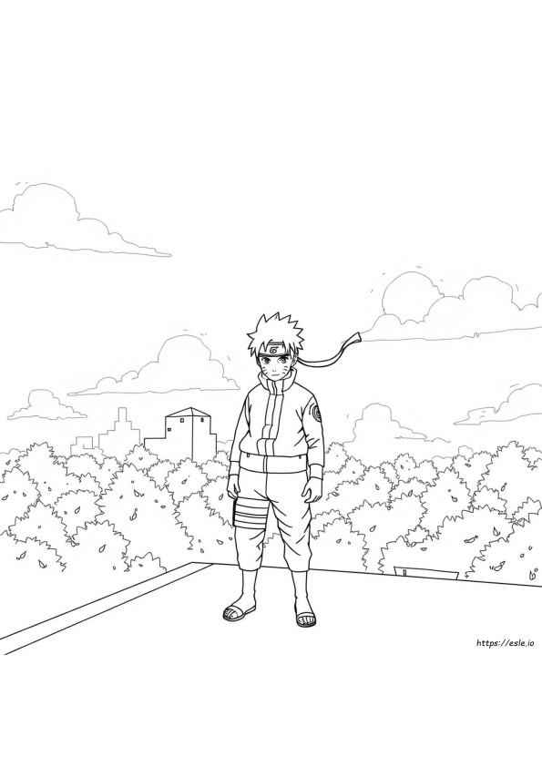 Lembar Mewarnai Naruto Shippuden