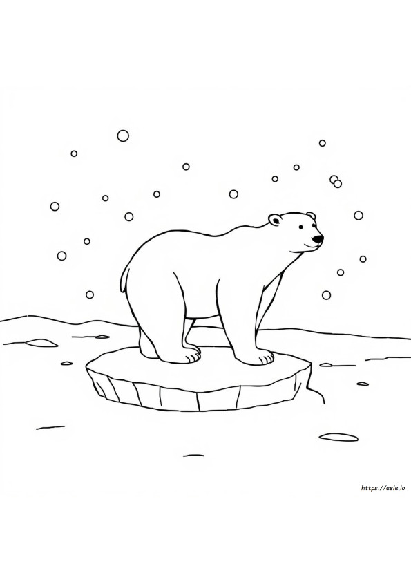 Coloriage Ours Polaire