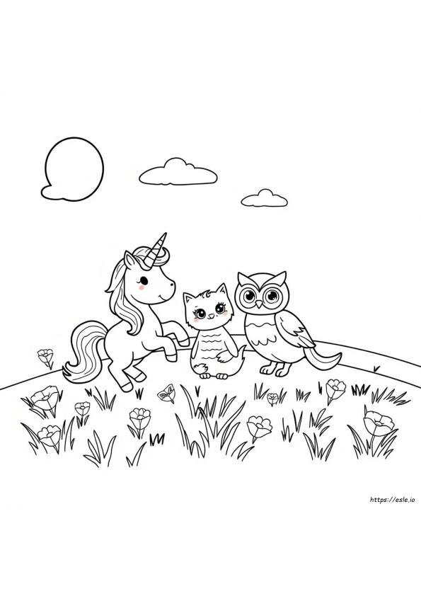 Lisa Frank Gambar Mewarnai Hewan