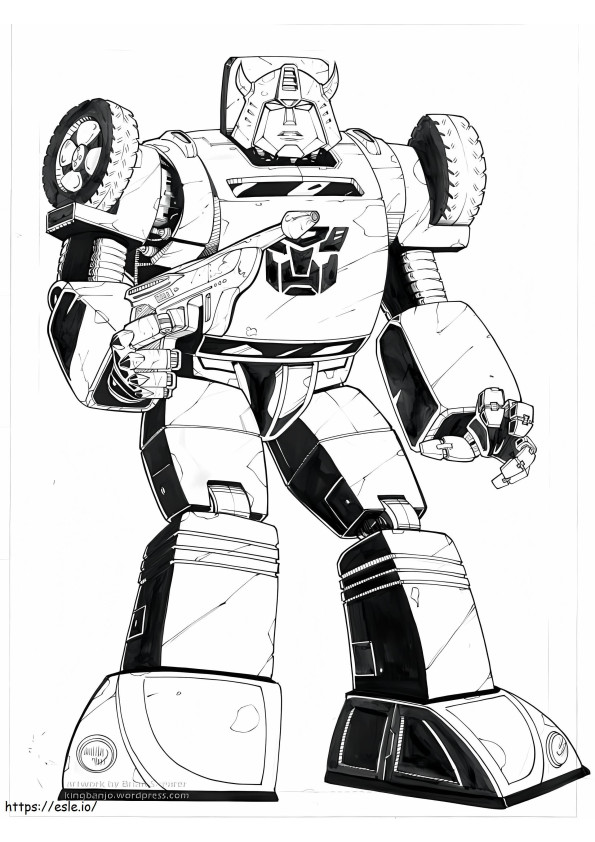 Autobot Robot coloring page