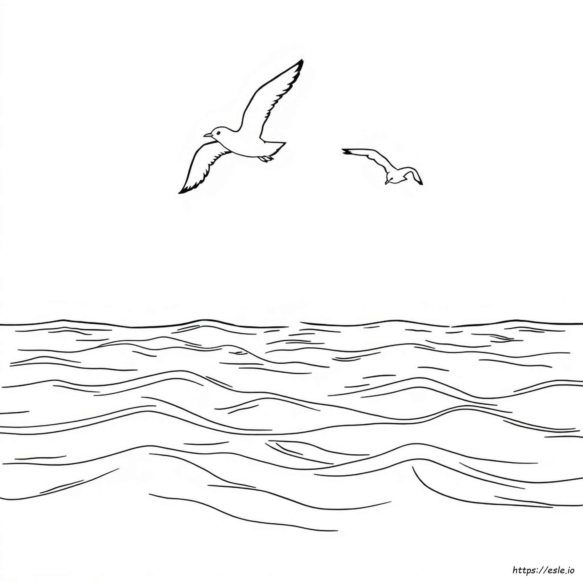 Pagina Da Colorare Per Adulti Oceano