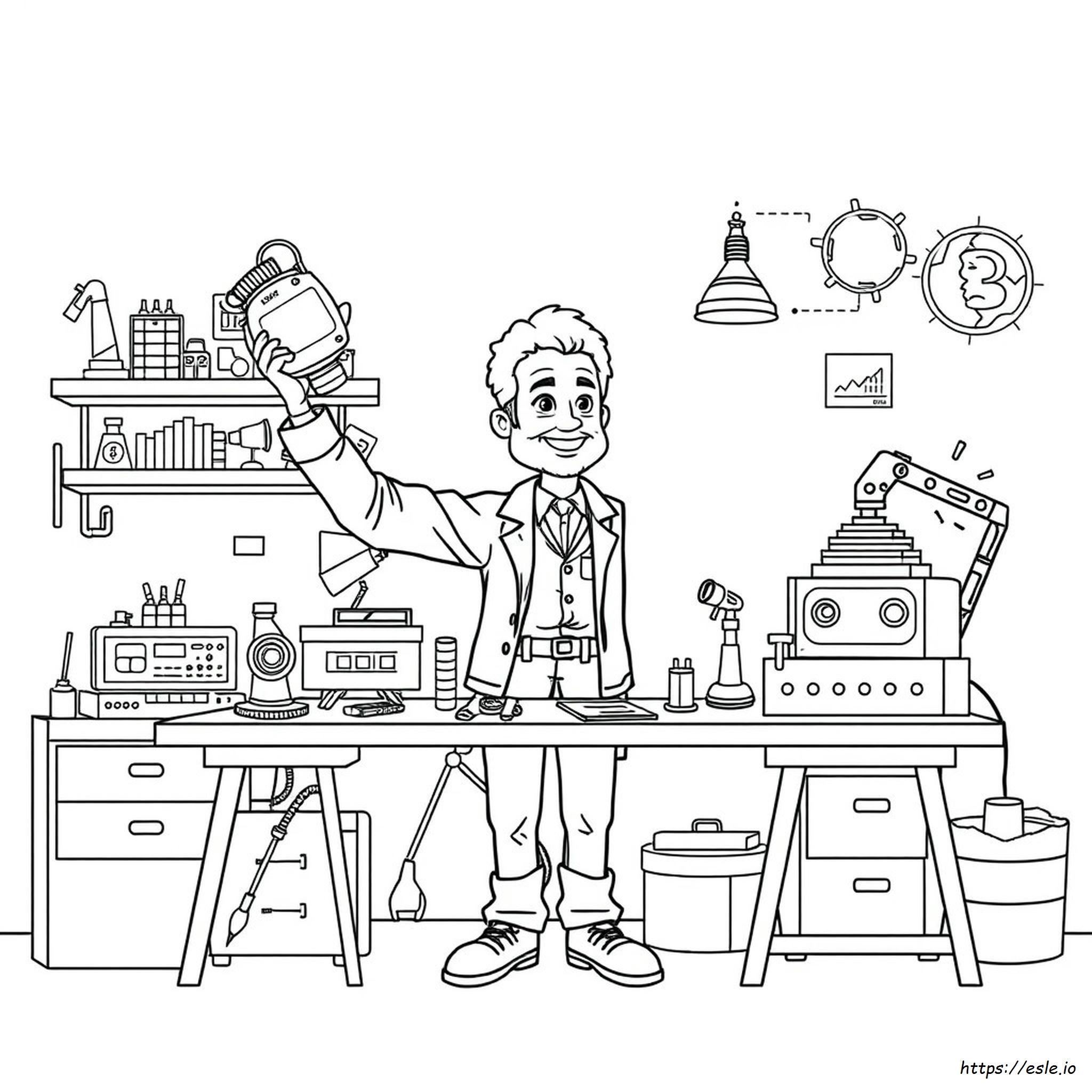 Coloring Pages Of Black Inventors