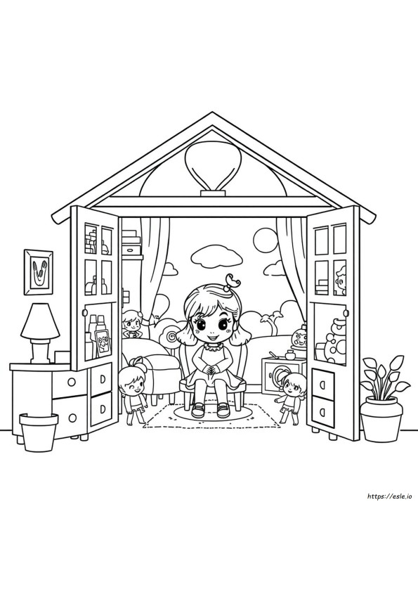Gabby's Dollhouse Gambar Mewarnai