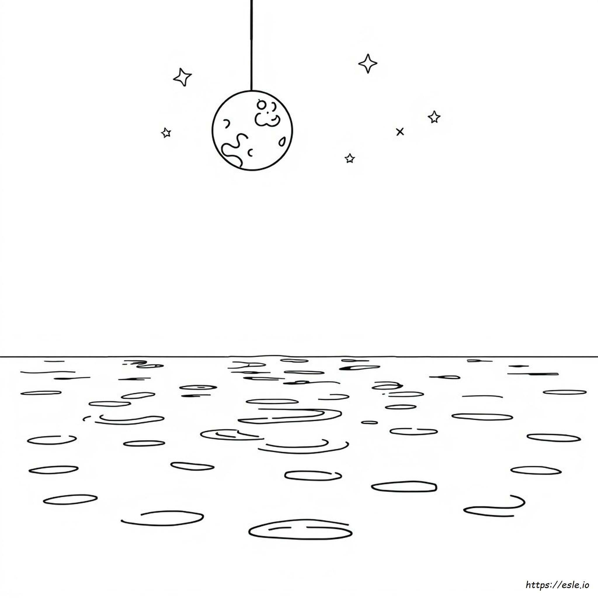 Moon Coloring Pictures