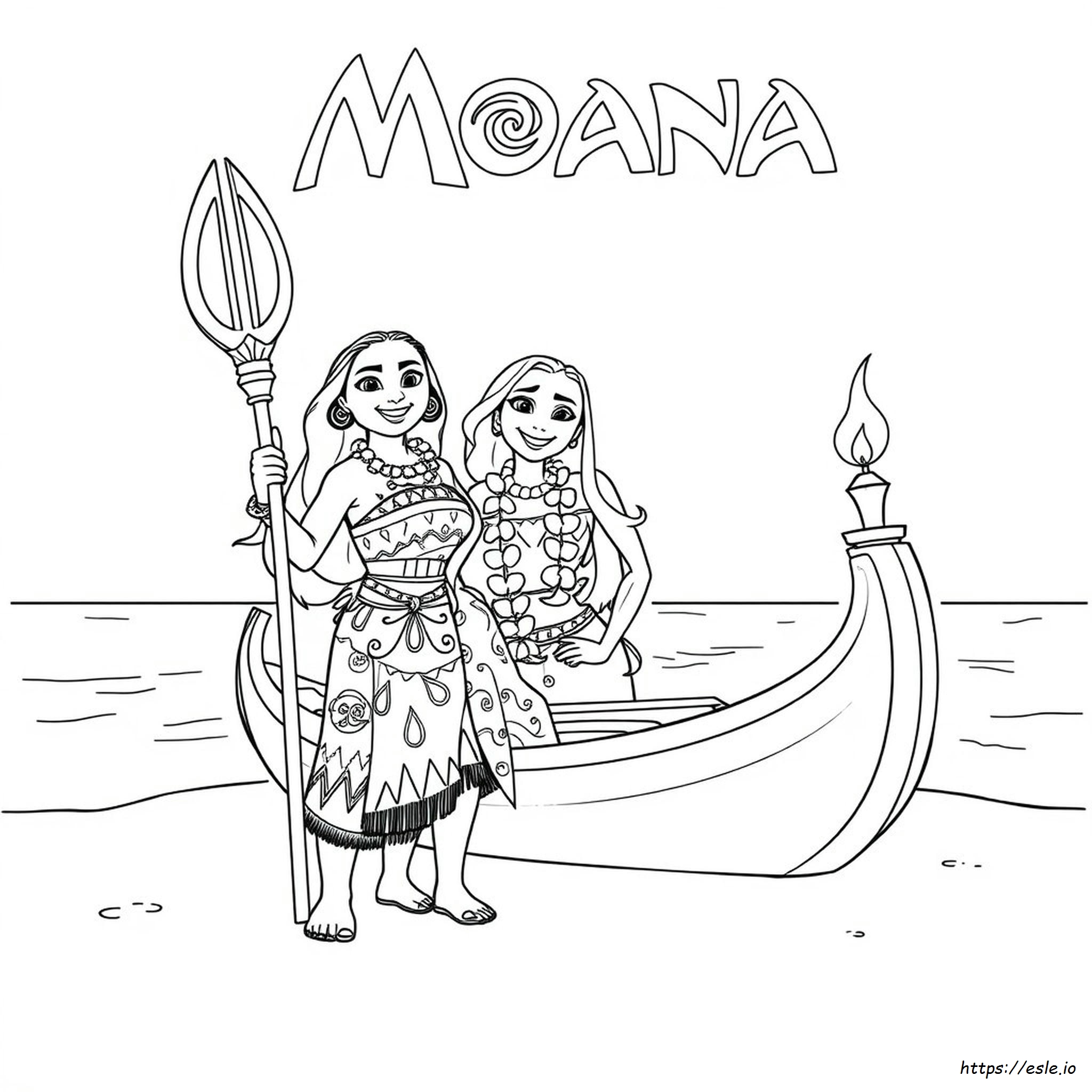 Vaiana Geburtstag Ausmalbilder