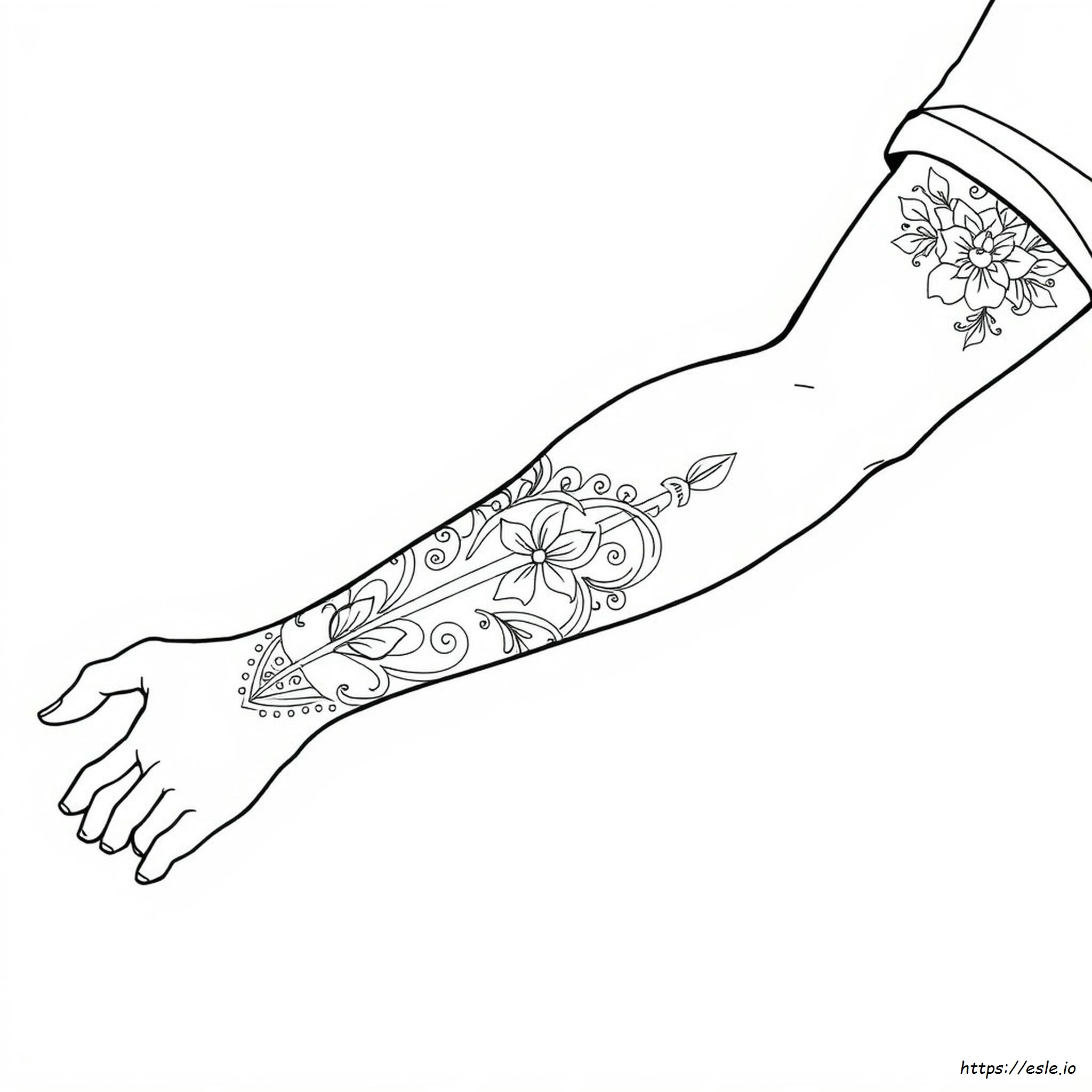 Diseños De Tatuajes Para Colorear Para Adultos
