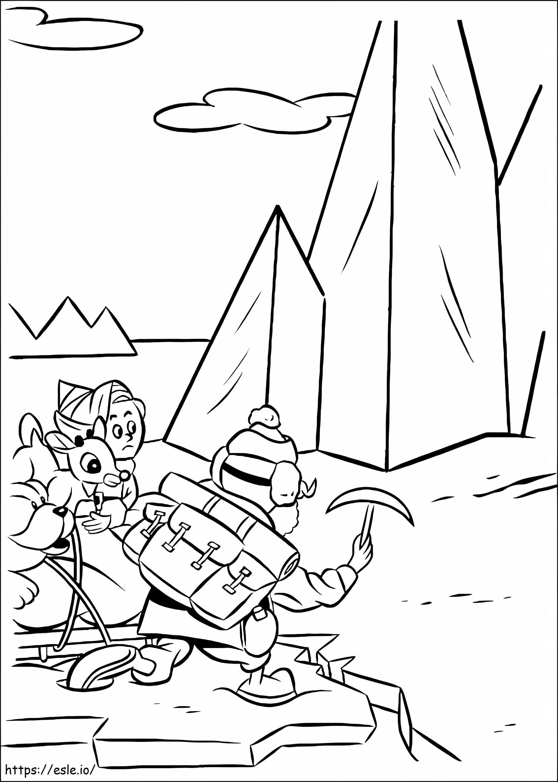 Rudolph 8 coloring page